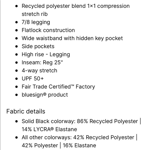 🌟HP🌟PRANA Leggings - Picture 9 of 10